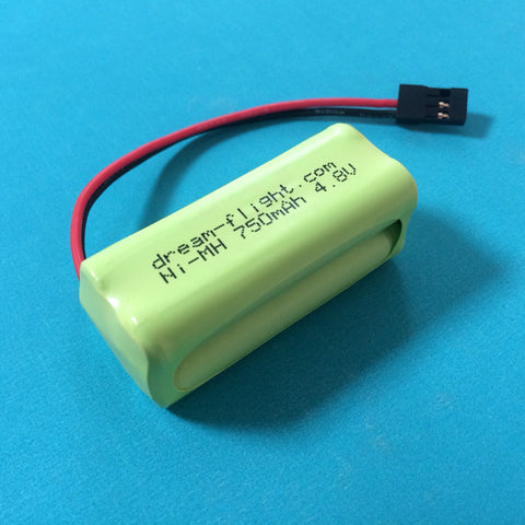 4.8V NiMH 750mAh Rx Battery  (Weasel-TREK)