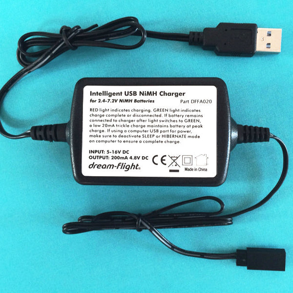 Intelligent USB NiMH Charger